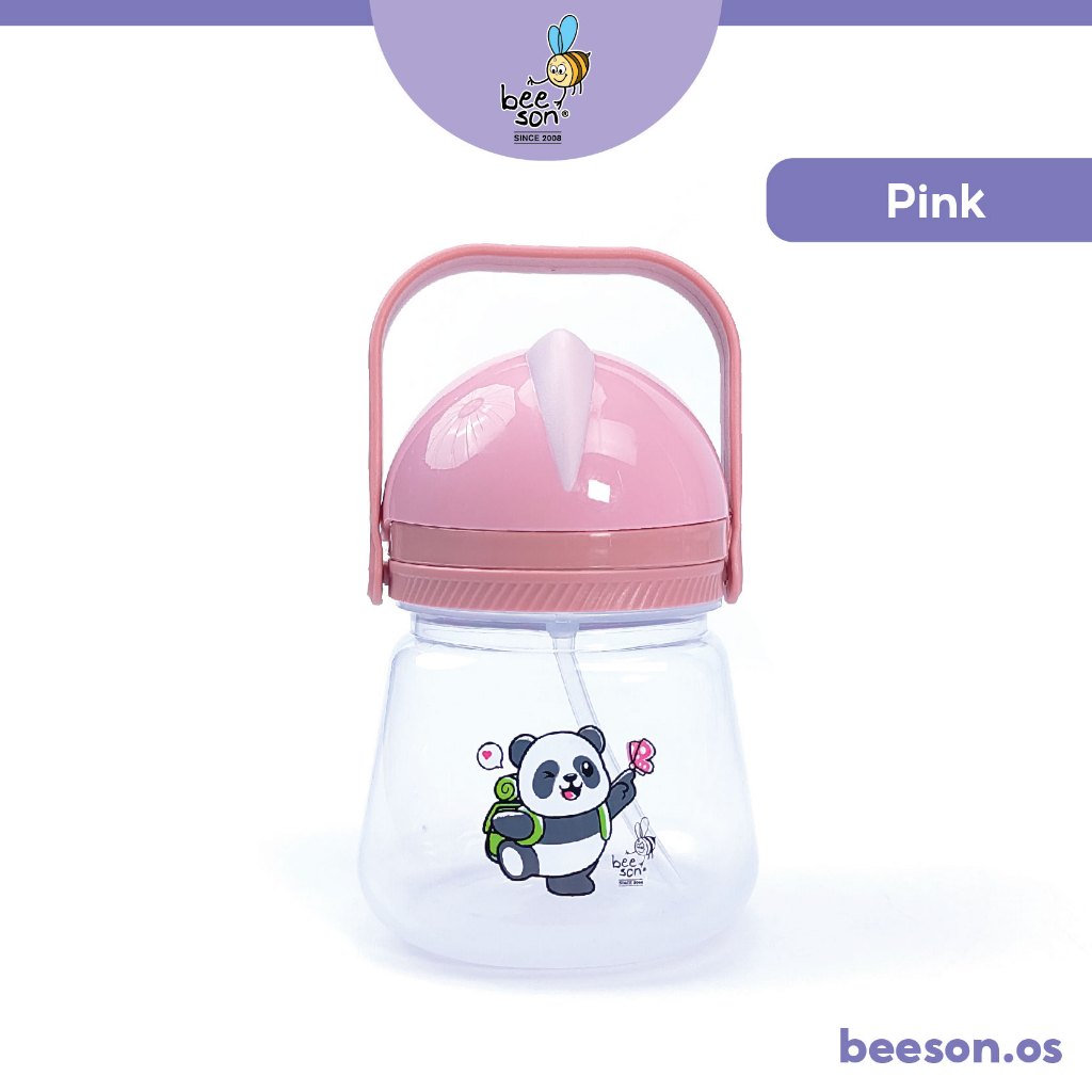 Beeson 350ml Kids Water Bottle With Handle & Straw 85839