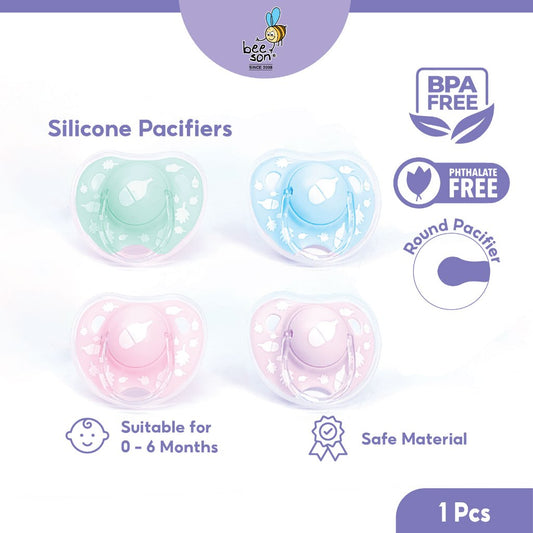 Beeson Soft Silicone Round Head Baby Soother 80243A