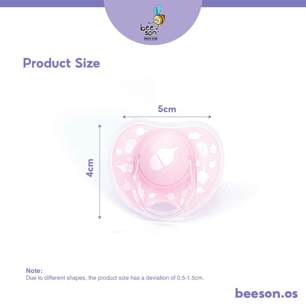 Beeson Soft Silicone Round Head Baby Soother 80243A