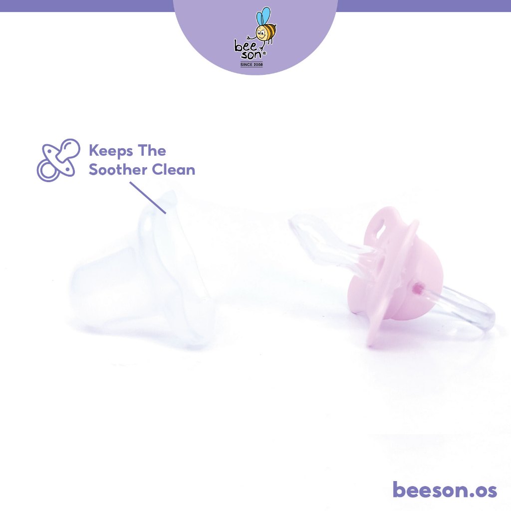 Beeson Soft Silicone Flat Head Baby Soother 80243B