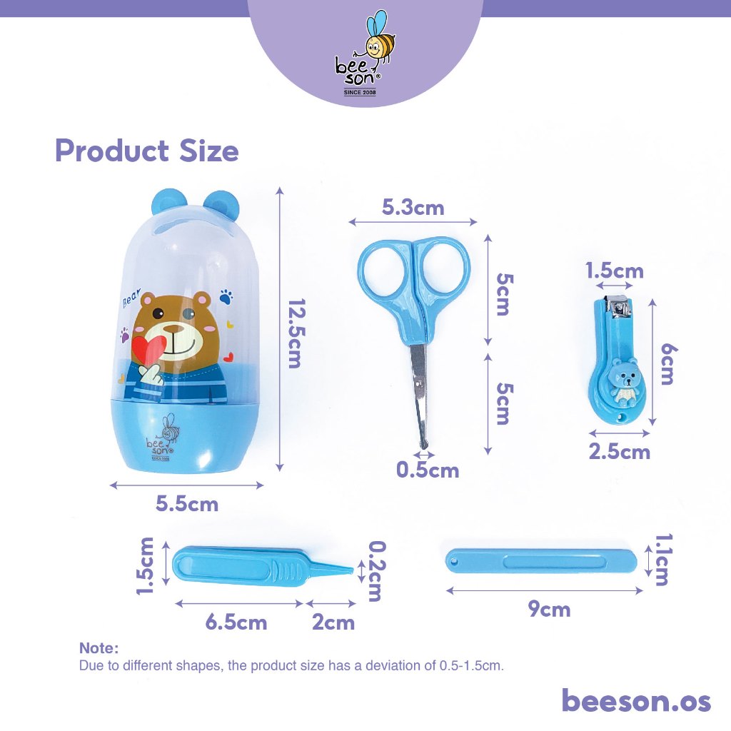 Beeson 4in1 Baby Nail Clipper Set 81100