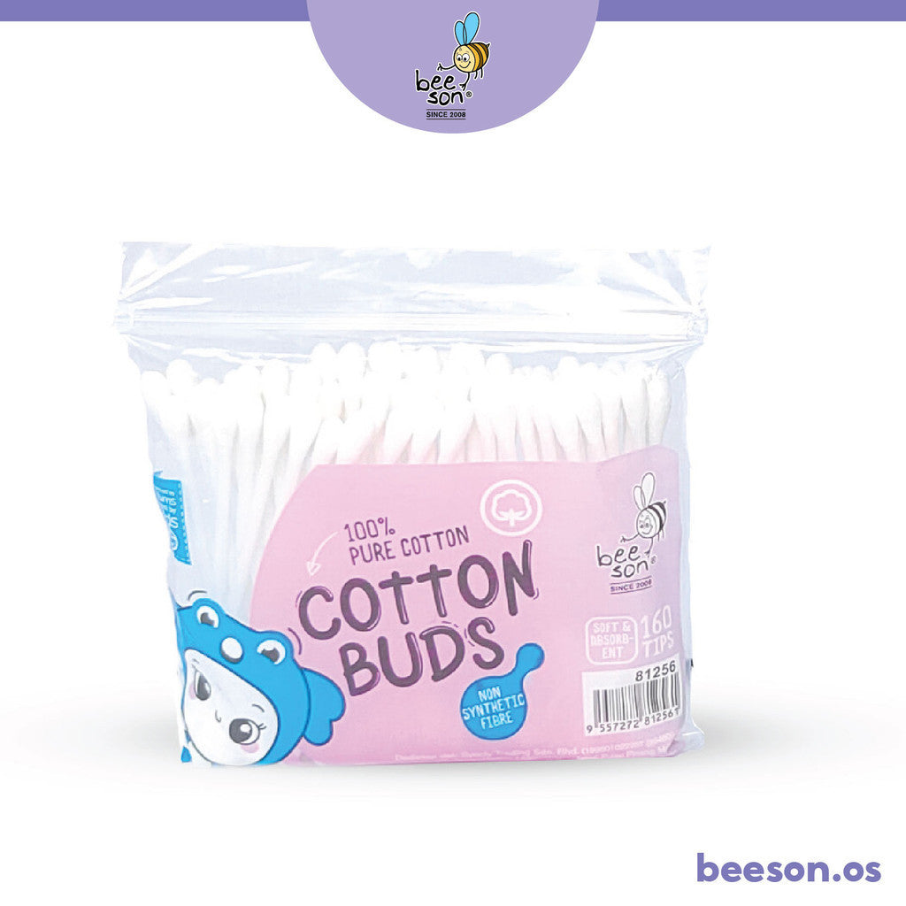 Beeson Baby Cotton Buds Dual Head 160 tips (80's) / 480 tips (240's) 81256-81259