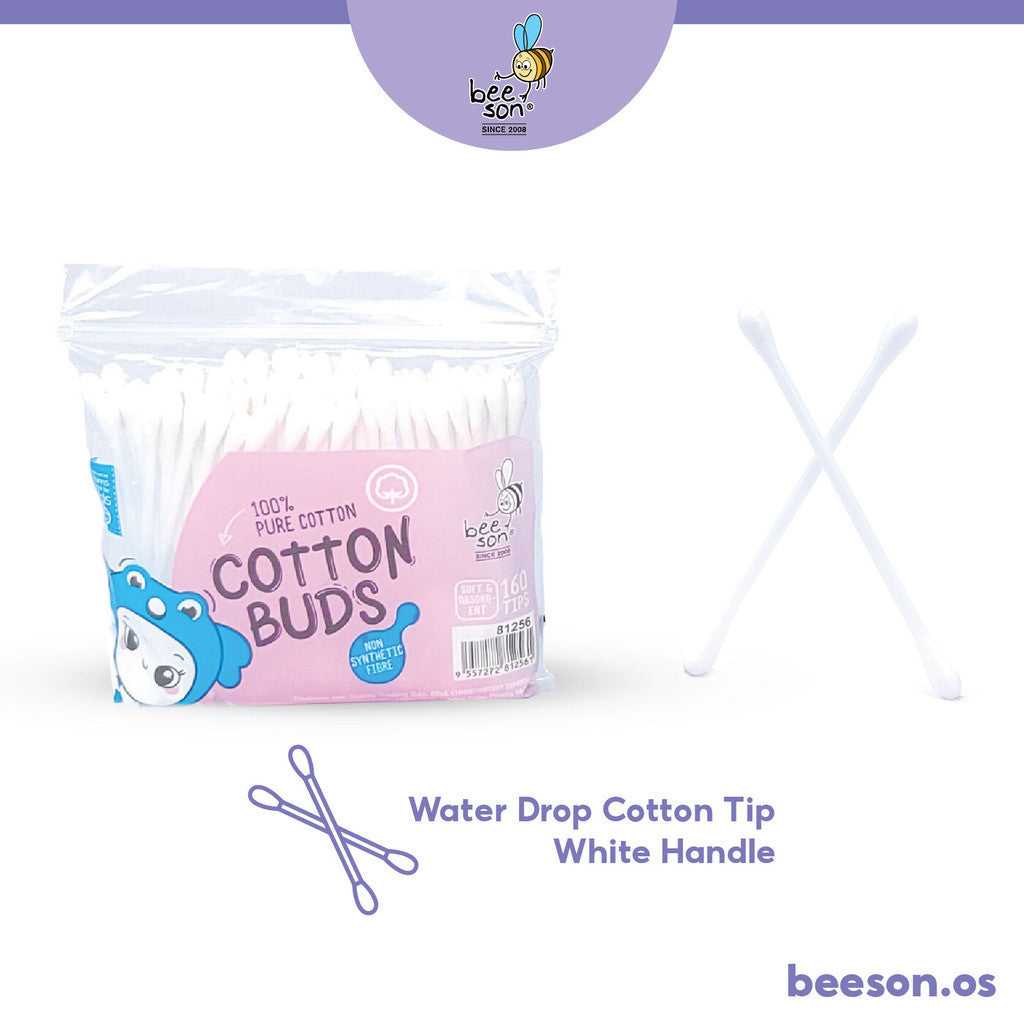 Beeson Baby Cotton Buds Dual Head 160 tips (80's) / 480 tips (240's) 81256-81259