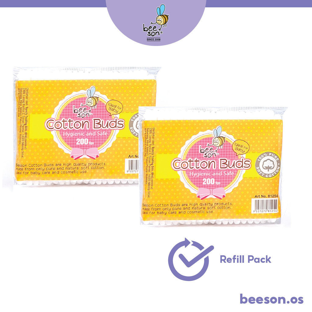 Beeson 3in1 Baby Cotton Buds Dual Head (300's) 81254