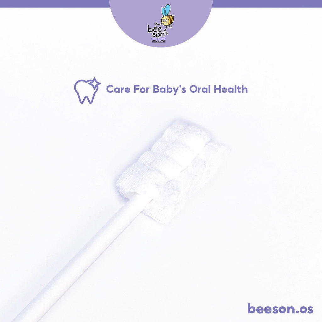 Beeson Baby Oral Cleaner Cotton Swab Set 30's 81131