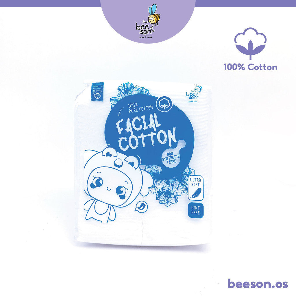 Beeson Baby Facial Cotton Pad (100 Pcs) / Kapas Muka 83110