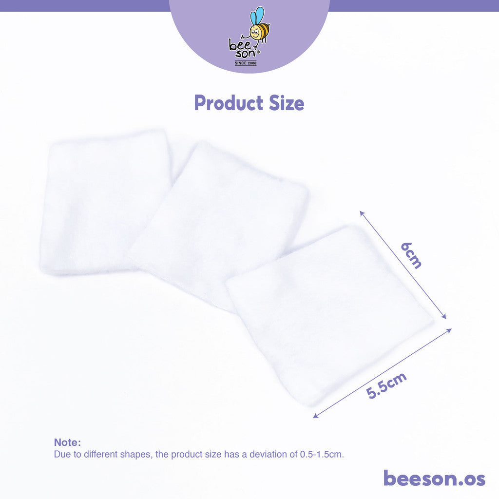 Beeson Baby Facial Cotton Pad (100 Pcs) / Kapas Muka 83110