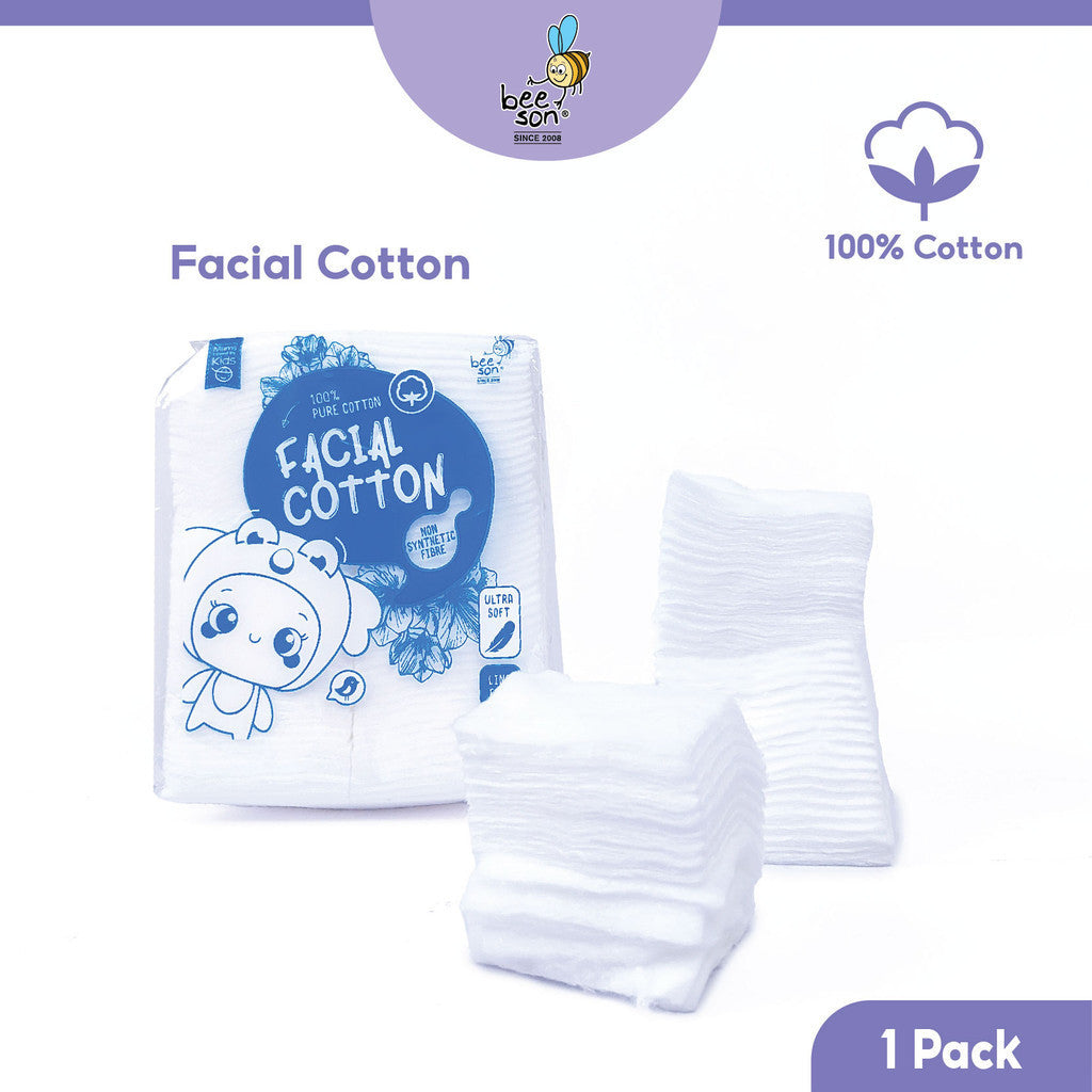 Beeson Baby Facial Cotton Pad (100 Pcs) / Kapas Muka 83110