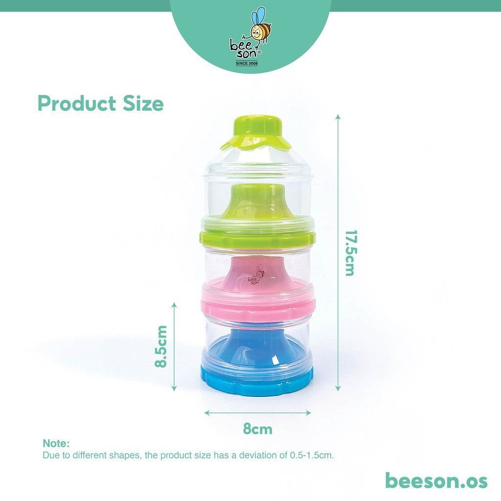 Beeson 3 Layers Baby Milk Powder Container Dispenser 80483