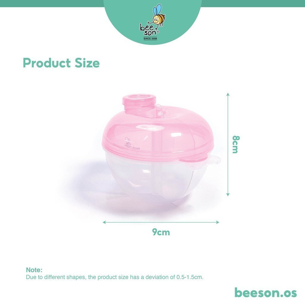 Beeson 3 Grids Baby Milk Powder Container Dispenser 81239AB