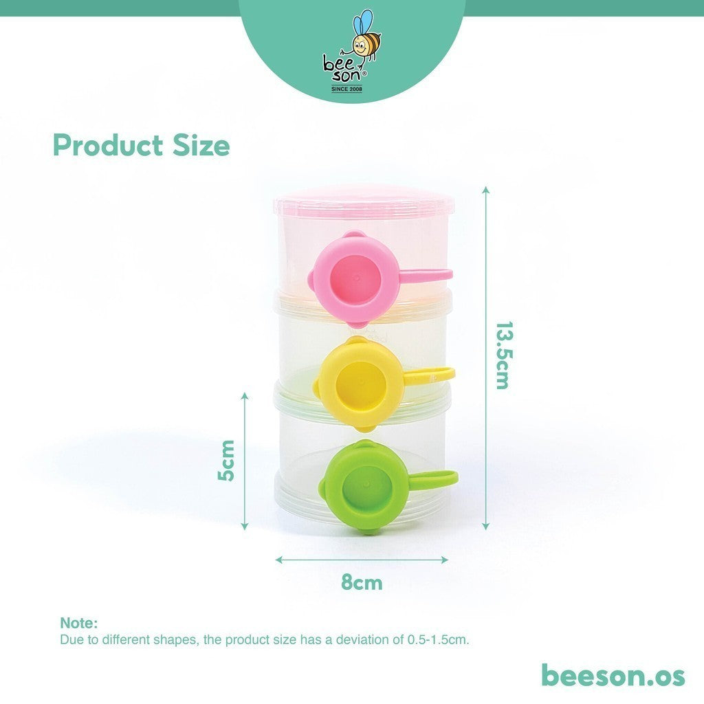 Beeson 3 Layers Baby Milk Powder Container Dispenser 81238