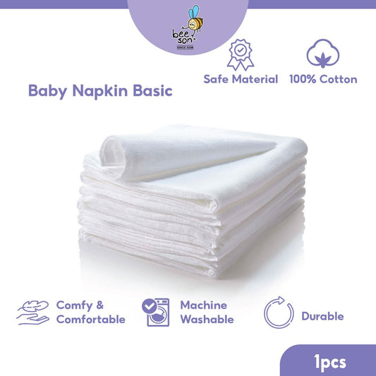 Beeson Washable Baby Plain Napkin 10's (76*76cm) 10911