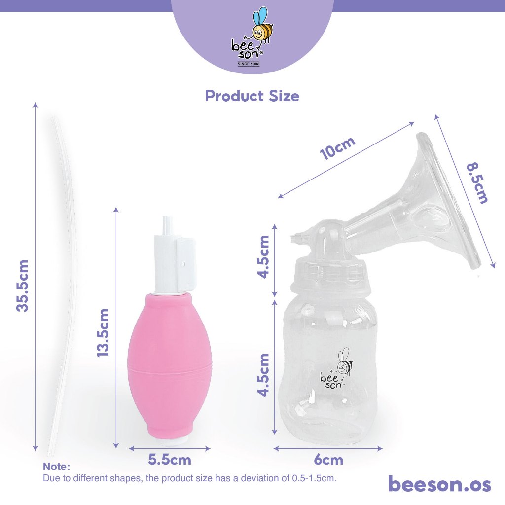 Beeson Manual Breast Pump With Silicone Bulb 81235