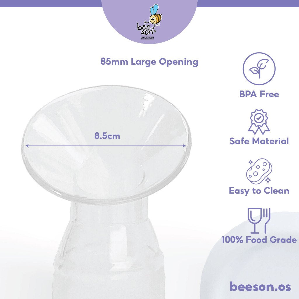 Beeson Silicone Manual Breast Pump With Suction Base 80782