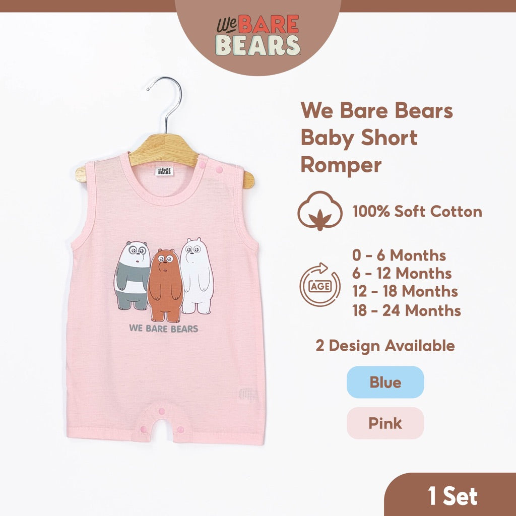 We Bare Bears Baby Boy / Girl Sleeveless Romper 30452