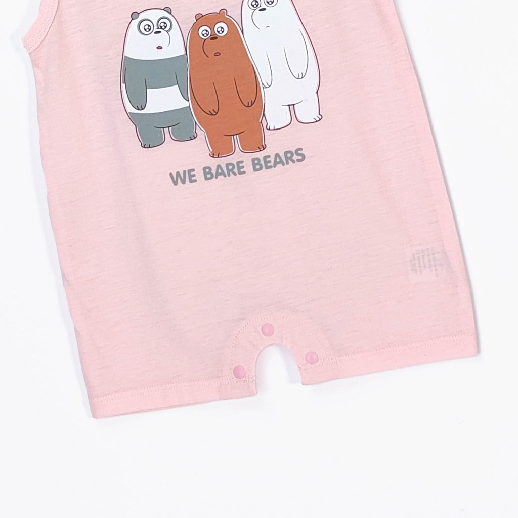 We Bare Bears Baby Boy / Girl Sleeveless Romper 30452