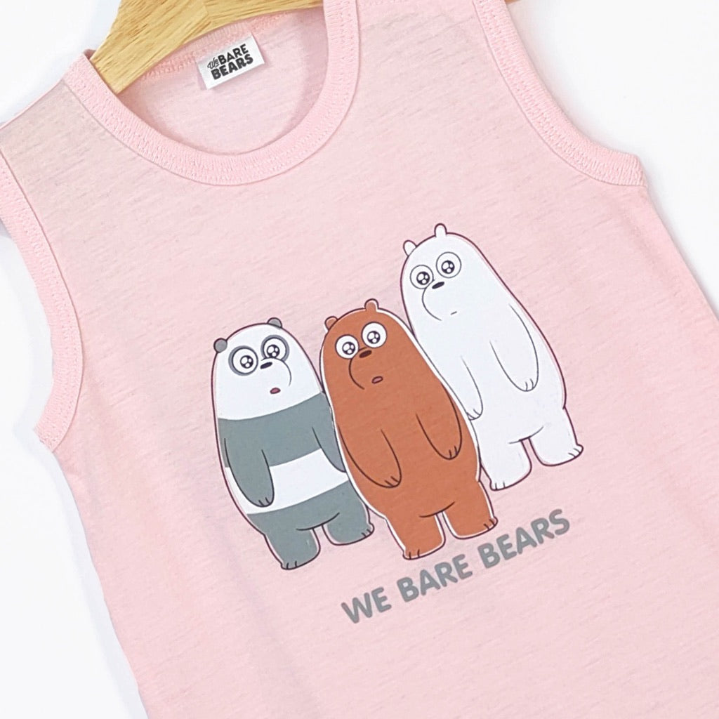 We Bare Bears Baby Boy / Girl Sleeveless Romper 30452