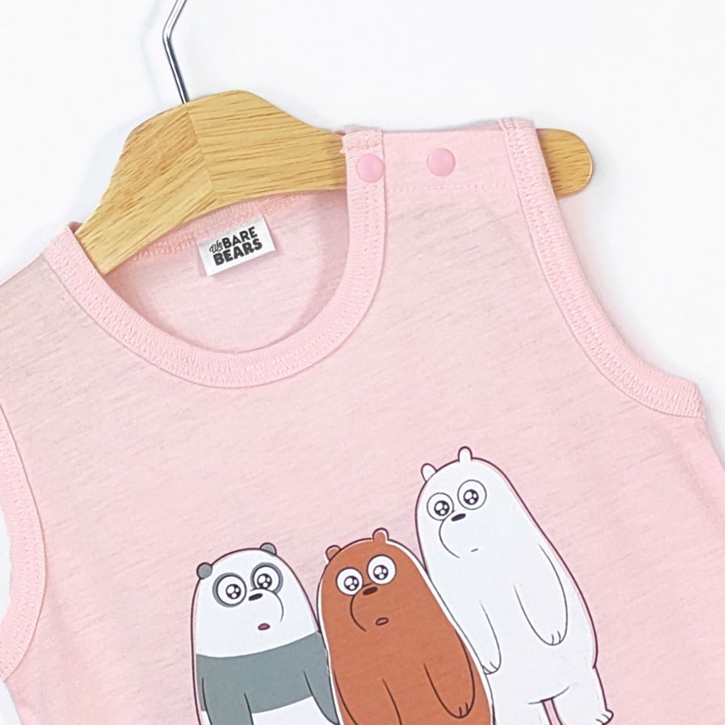 We Bare Bears Baby Boy / Girl Sleeveless Romper 30452