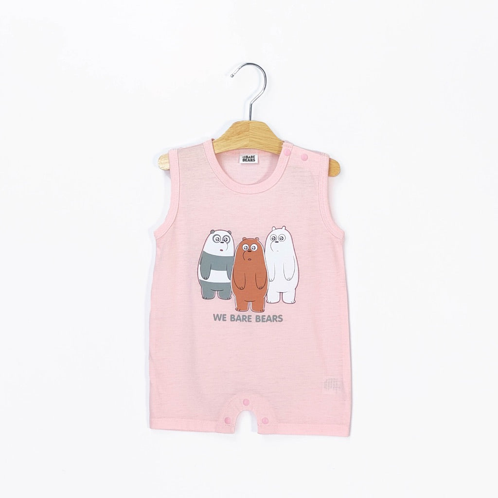 We Bare Bears Baby Boy / Girl Sleeveless Romper 30452