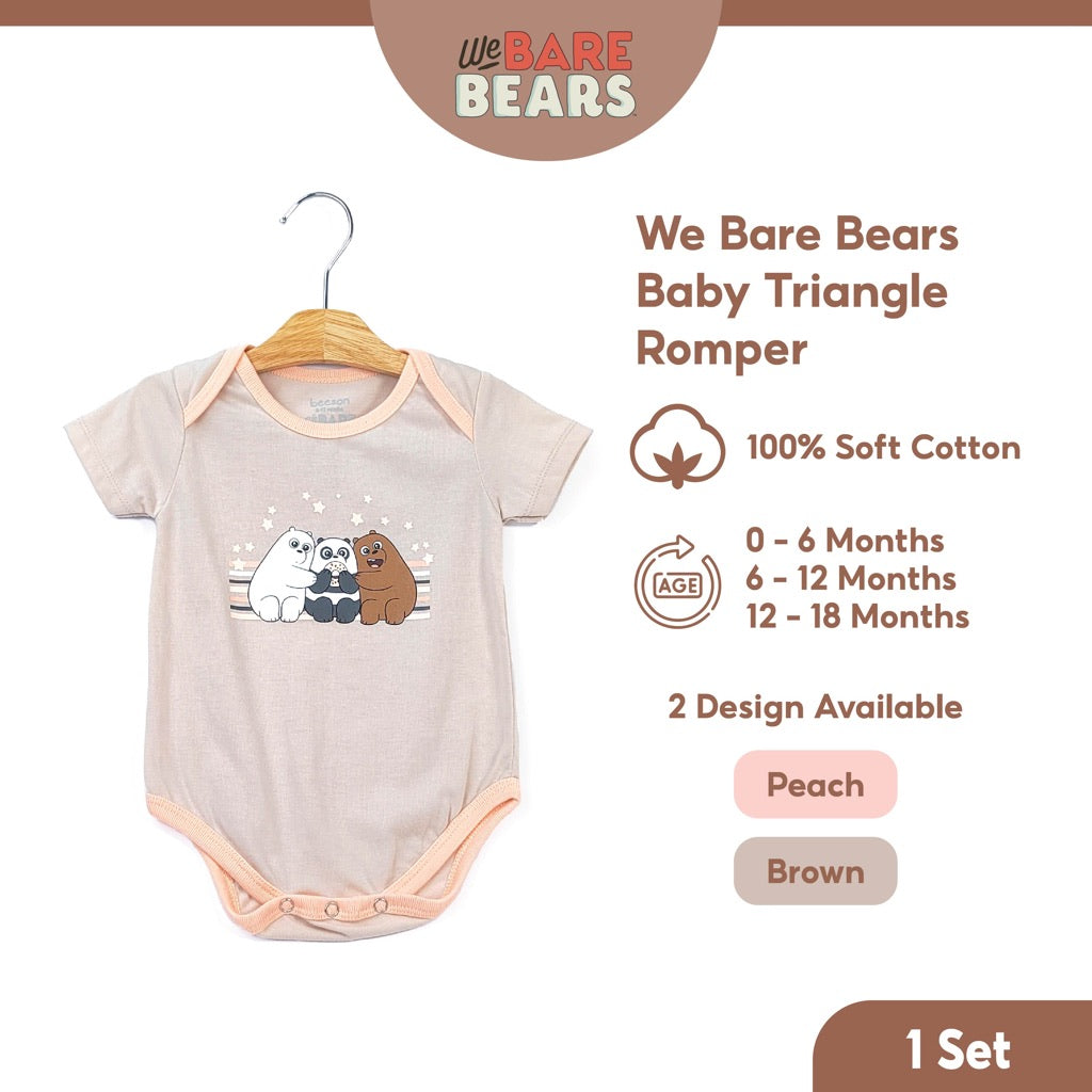 We Bare Bears Baby Girl Onesie Short Sleeve Bodysuit 30031 30044