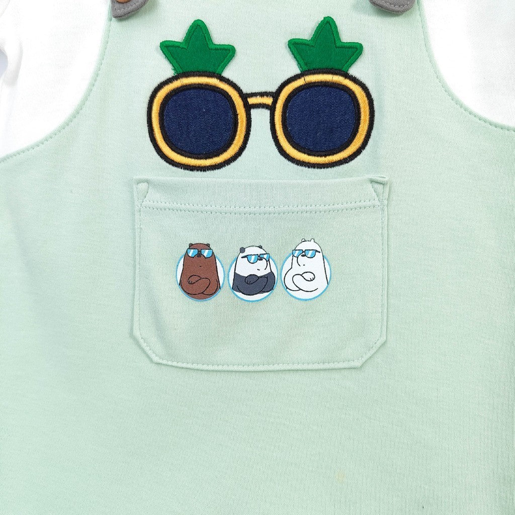 We Bare Bears Baby Boy Short Sleeve Romper 30286