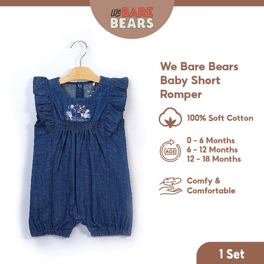 We Bare Bears Baby Girl Sleeveless Romper 30291