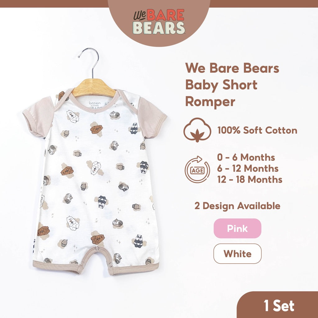 We Bare Bears Baby Boy / Girl Short Sleeve Romper 30032 30045