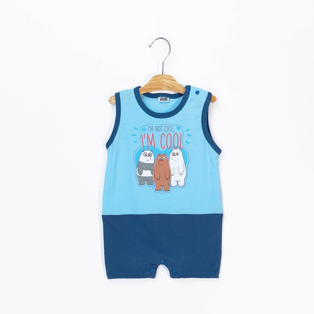 We Bare Bears Baby Boy Sleeveless Romper 30451