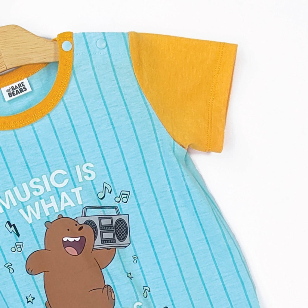 We Bare Bears Baby Boy / Girl Short Sleeve Romper 30453