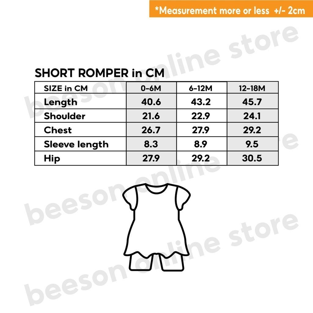 We Bare Bears Baby Girl Short Sleeve Romper 30292