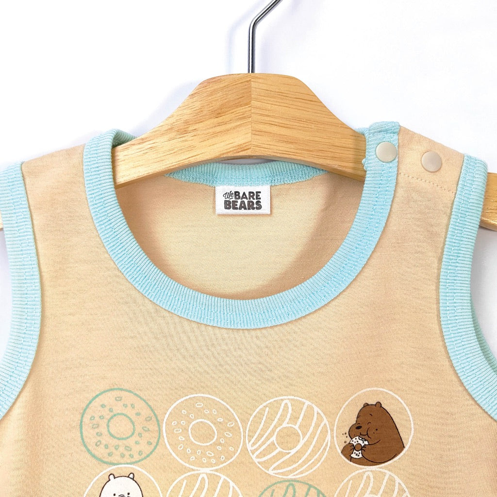 We Bare Bears Baby Boy Singlet with Short Pants Suit Set 30014