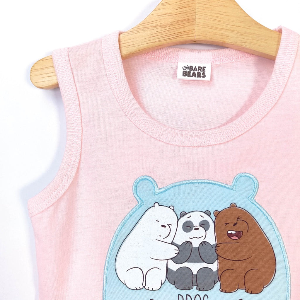 We Bare Bears Baby Boy / Girl Singlet with Short Pants Suit Set30476