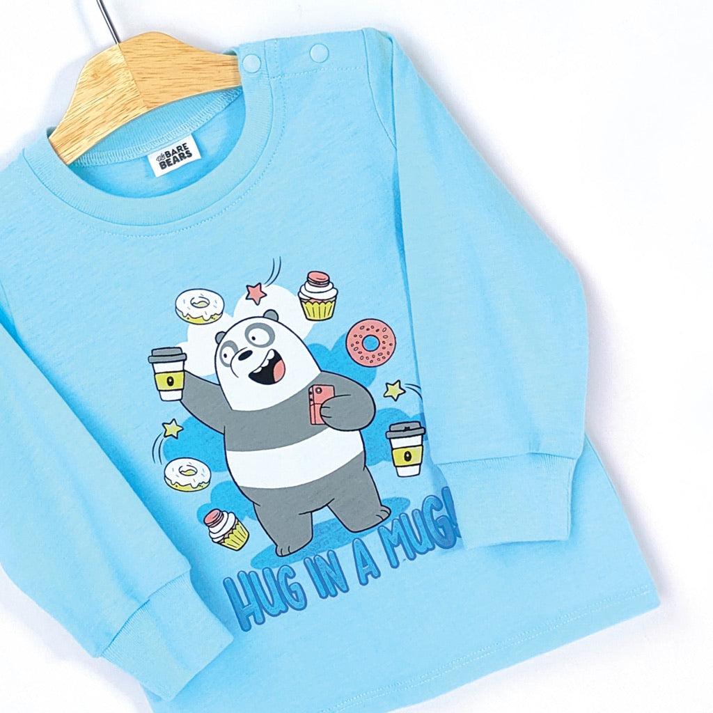 We Bare Bears Baby Boy Pyjamas Long Sleeve with Long Pants Suit Set 30095