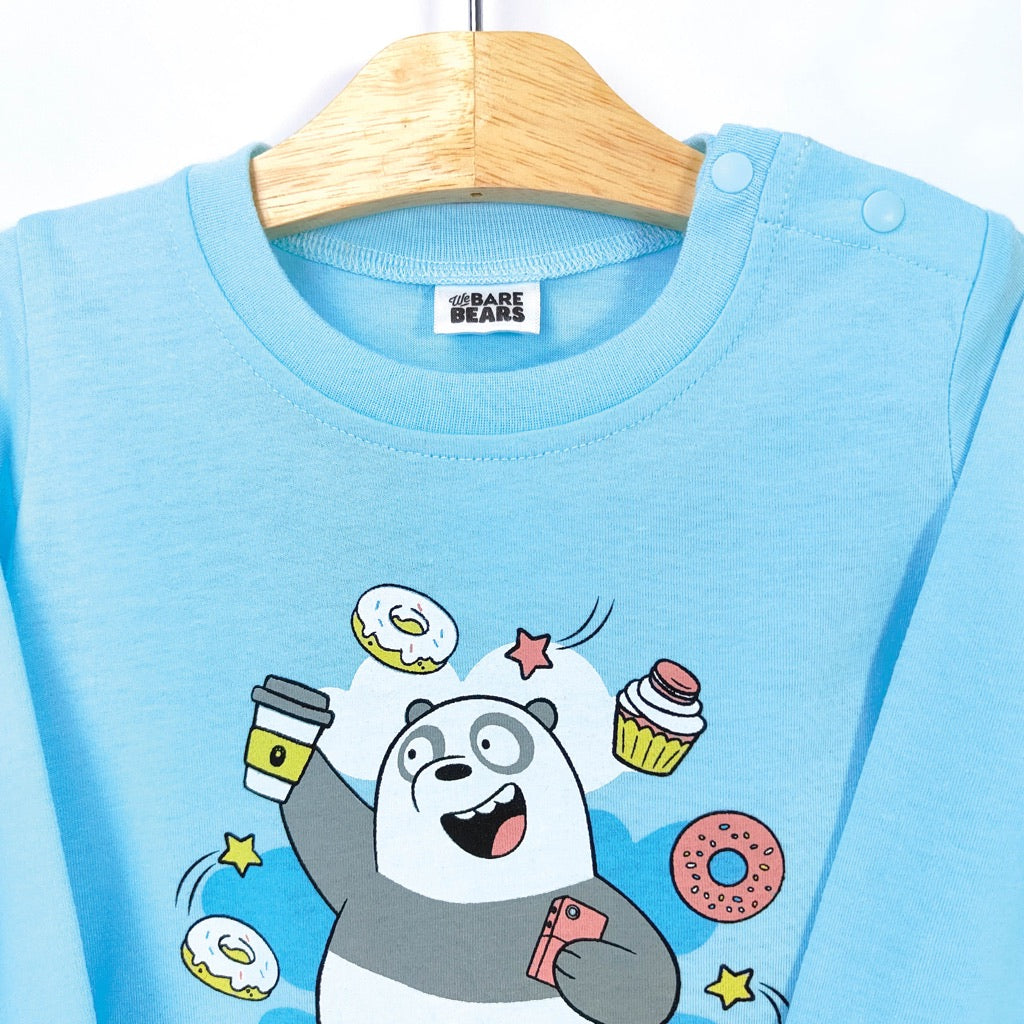 We Bare Bears Baby Boy Pyjamas Long Sleeve with Long Pants Suit Set 30095