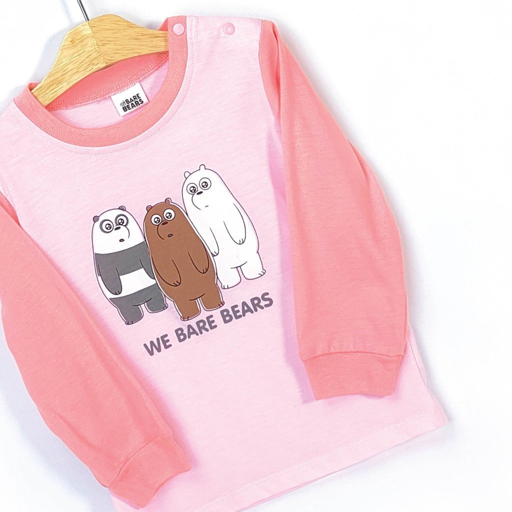 We Bare Bears Baby Boy / Girl Pyjamas Long Sleeve with Long Pants Suit Set 30471