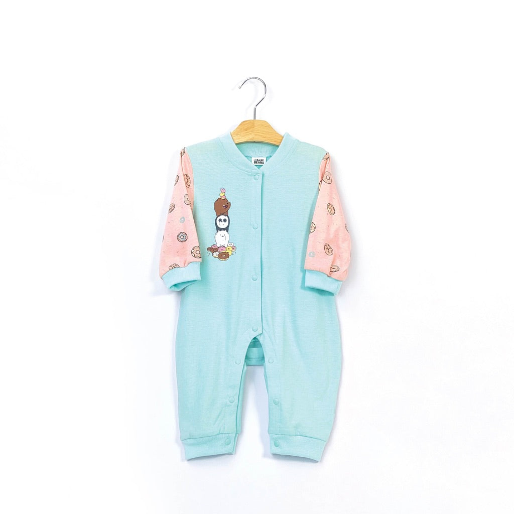 We Bare Bears Baby Boy Long Sleeve Jumpsuit 30011 30023