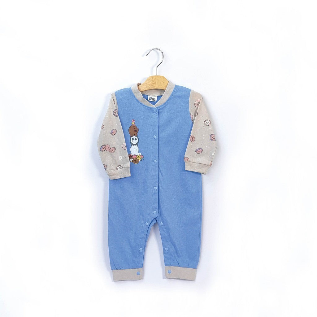 We Bare Bears Baby Boy Long Sleeve Jumpsuit 30011 30023