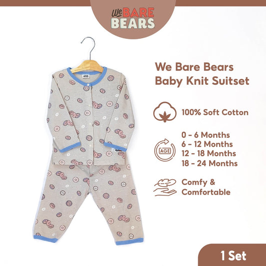 We Bare Bears Baby Boy / Girl Long Sleeve with Long Pants Suit Set 30008