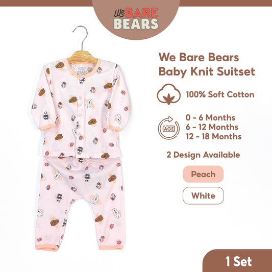 We Bare Bears Baby Boy / Girl Long Sleeve with Long Pants Suit Set 30028 30041