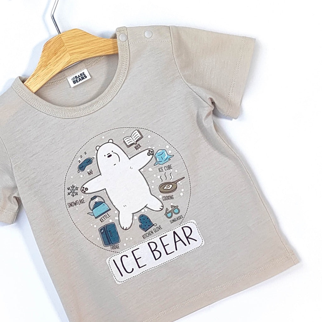 We Bare Bears Baby Boy Short Sleeve with Short Pants Suit Set 30101