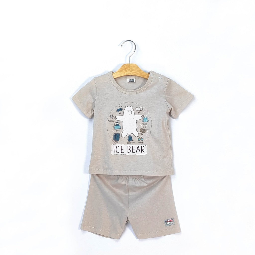 We Bare Bears Baby Boy Short Sleeve with Short Pants Suit Set 30101