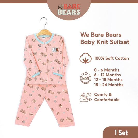 We Bare Bears Baby Boy / Girl Long Sleeve with Long Pants Suit Set 30018