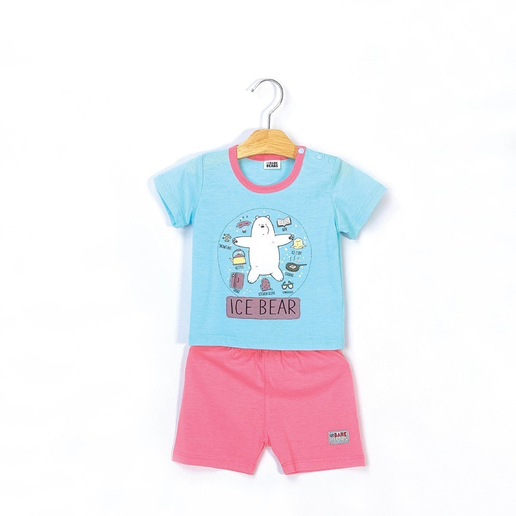 We Bare Bears Baby Boy Short Sleeve with Short Pants Suit Set 30101