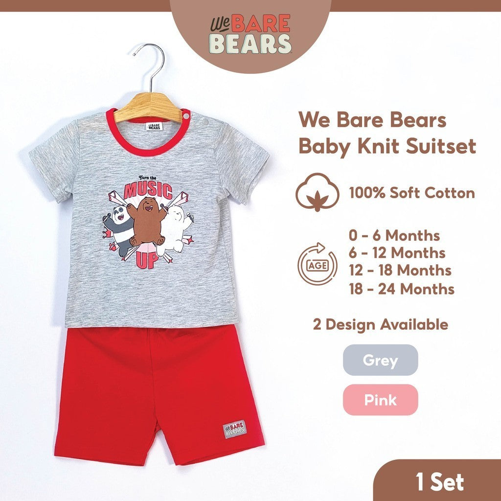 We Bare Bears Baby Boy / Girl Short Sleeve with Short Pants Suit Set 30461