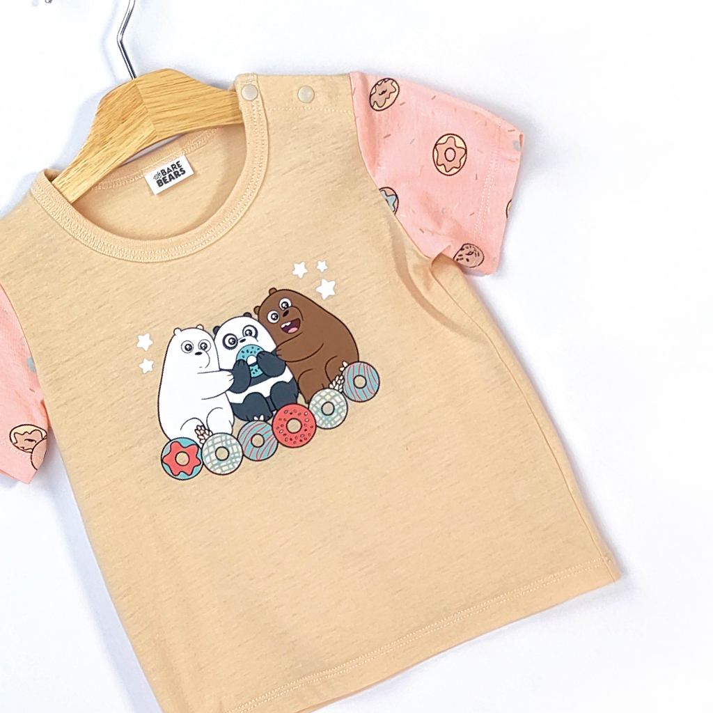 We Bare Bears Baby Boy Short Sleeve with Short Pants Suit Set 30016