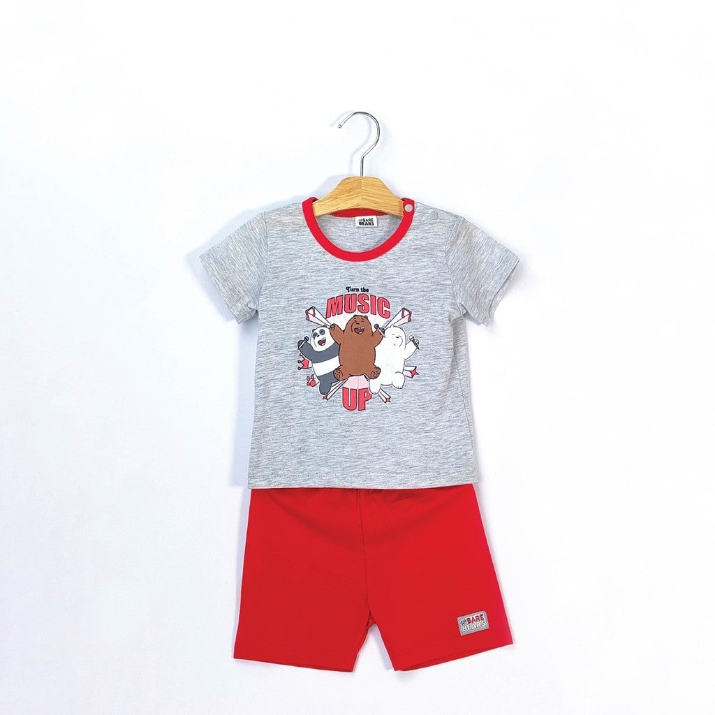 We Bare Bears Baby Boy / Girl Short Sleeve with Short Pants Suit Set 30461