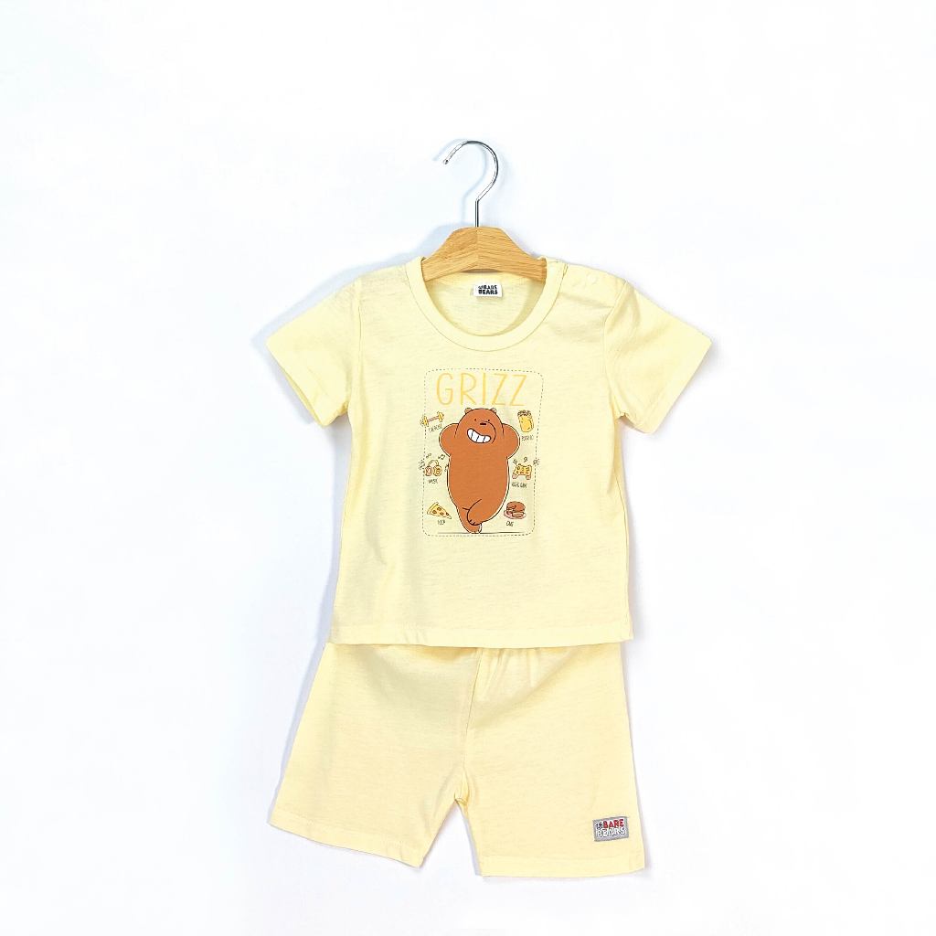 We Bare Bears Baby Boy Short Sleeve with Short Pants Suit Set 30102