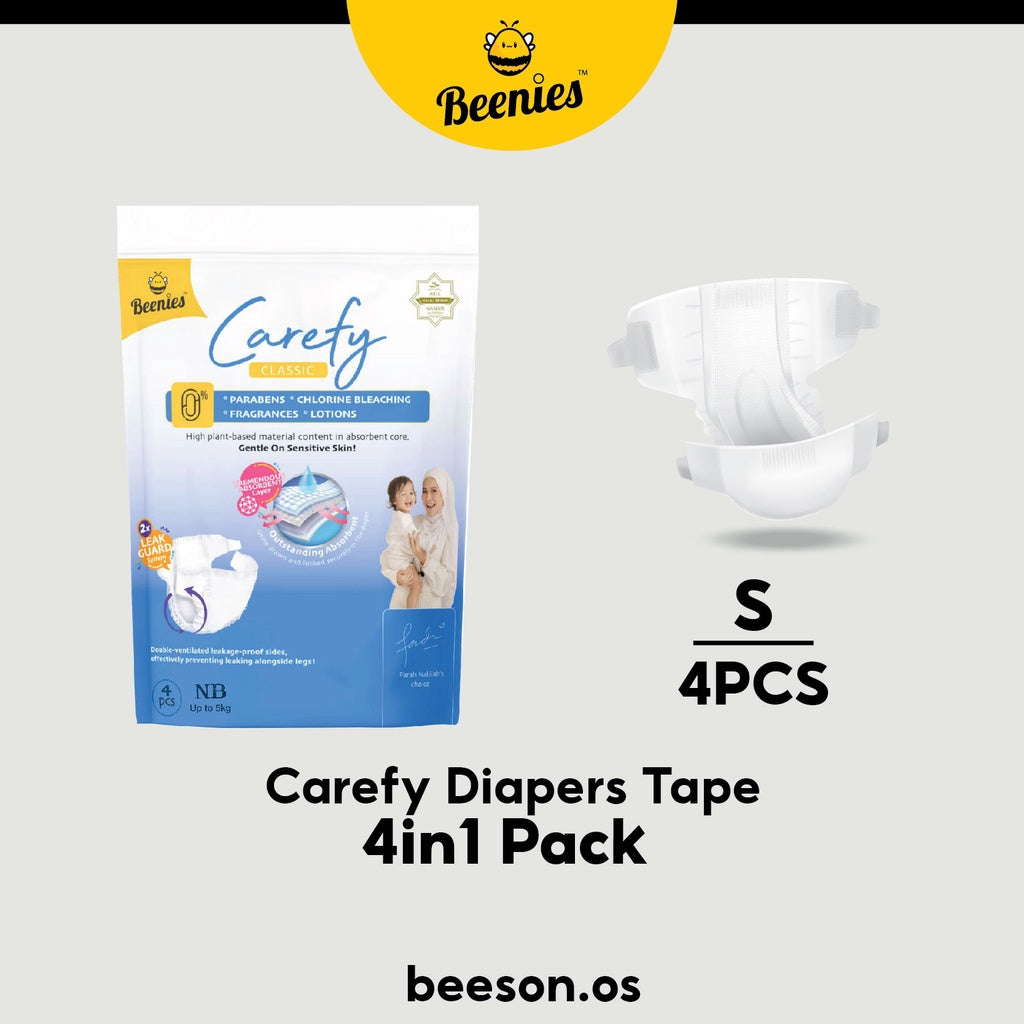 [Trial Pack] Beenies Diapers Baby Comfy Pants / Carefy Tape