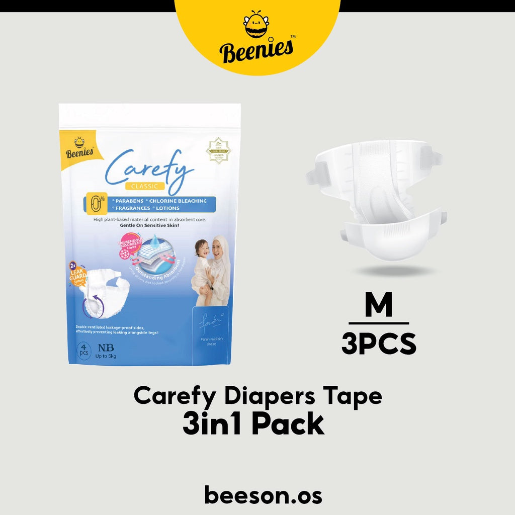 [Trial Pack] Beenies Diapers Baby Comfy Pants / Carefy Tape