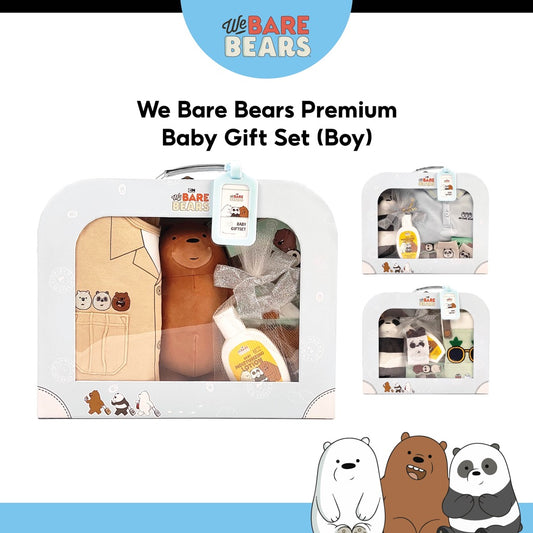 We Bare Bears 5in1 Premium Baby Boy Gift Set [0-6M]